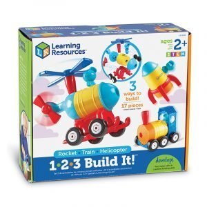 1-2-3 Build It! Rocket-Train-Helicopter - Image 2