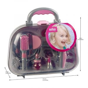 Hair Styling Case with Braun Hair Dryer and accessories - Image 4