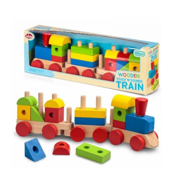 Wooden Stack n Sounds Train