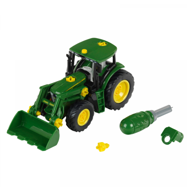 John Deere - Tractor with front loader and weight