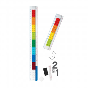 LEGO Stationery Buildable Ruler with Minifigure - Image 2