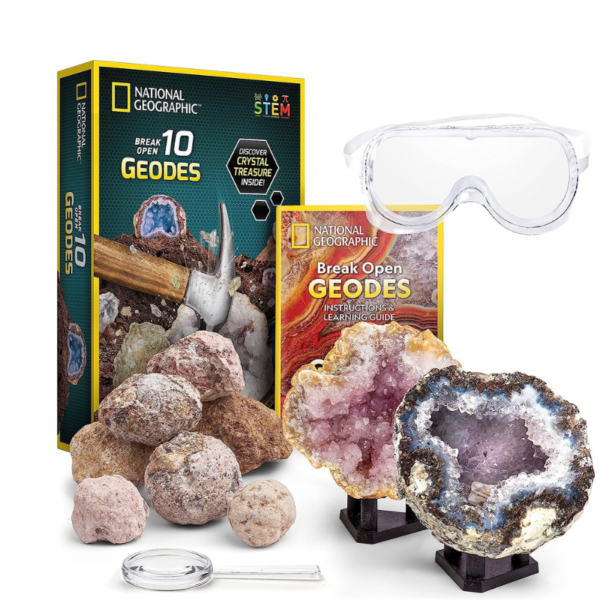 National Geographic Break-Open Geodes- 10 pc