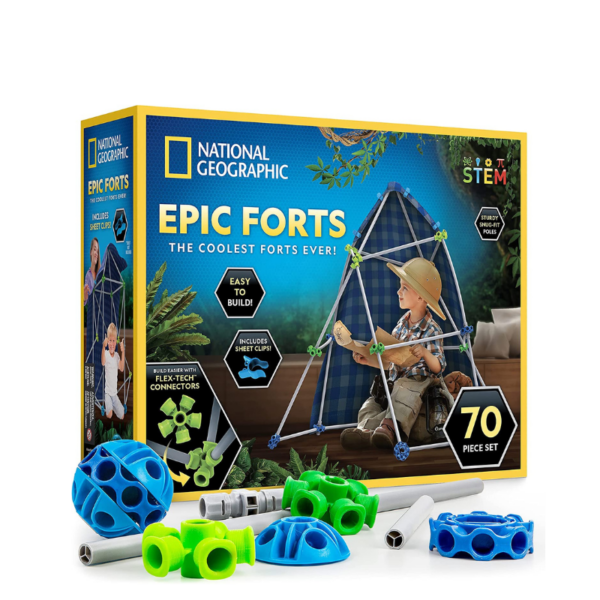 National Geographic Epic Fort Kit- 70 piece